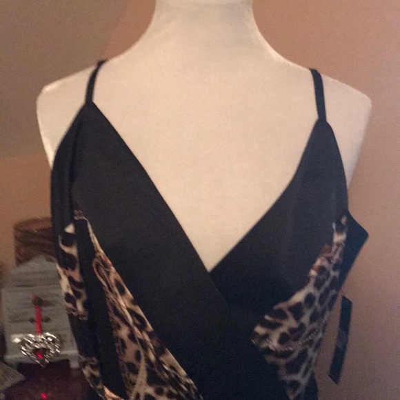 New York and Company Handkerchief Hem Dress - Picture 2 of 4